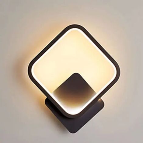 Applique murale LED carrée d'intérieur 12W Blanc Ch (1/5)