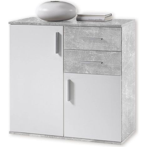 Bea Legno laminato - Cemento / bianco opaco (1/2)