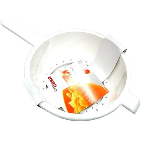 Colander mit Griff 24 cm weiß 240x400x120