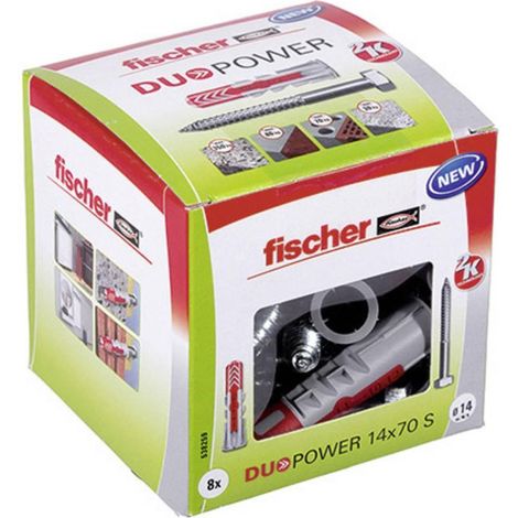 Tornillo Duopower 14x70 con tornillo X8 piezas - Fischer
