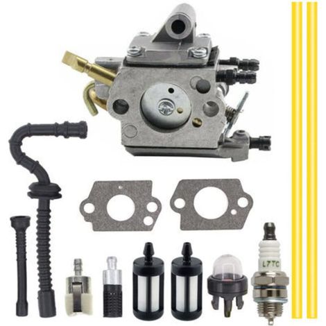 Carburatore per Zama C1Q-S258, carburatore per motosega Stihl MS192 MS192T MS192TC, candela, tubo del carburante, tubo dell'olio