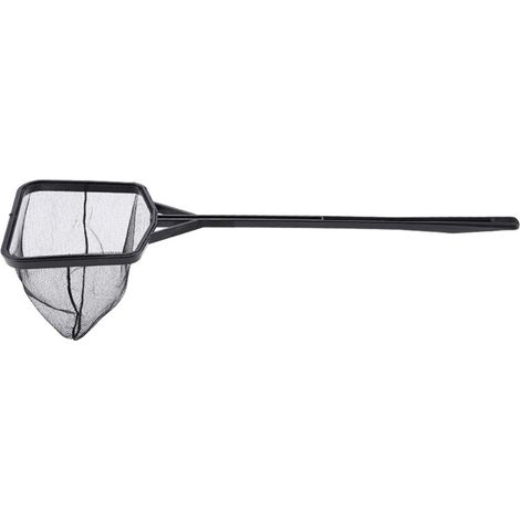 Épuisette pour Aquarium en Nylon Léger et Flottant – Taille M, Manche ABS Noir, Idéale pour Poissons Délicats