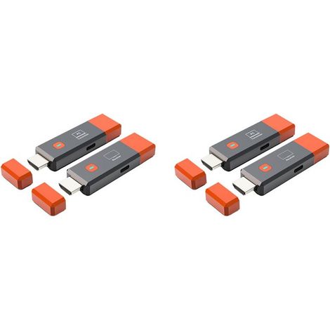Adecuado para transmisores y receptores inalámbricos duales, HD 1080P, extensor de pantalla inalámbrico para TV con alcance de 50 metros, compatible con cámaras, portátiles y ordenadores para conectar