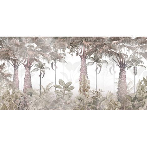 Papier peint panoramique - Forêt Tropicale - 130 cm x 65 cm (1/2)