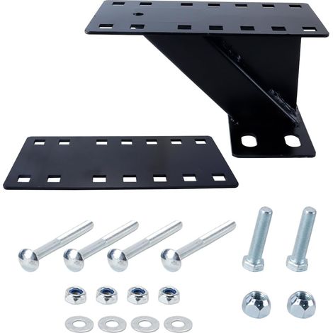 Porte-roue de secours robuste – Support de montage pour remorque pour roues de 4 à 6 boulons (modèles de boulons de 4 à 5,5 pouces), capacité de 180 lb (1/5)