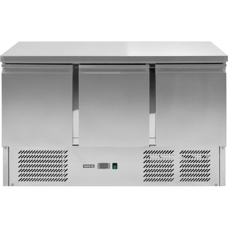 Comptoir réfrigéré à 3 portes, plage de température -2 à +8 °C, 240 W, 368 L (1/5)