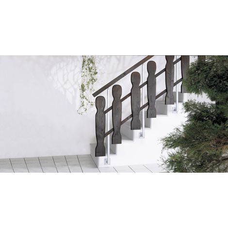 Alberts Handlaufstütze 13,5 cm für Universalpfosten 3 x 3 verzinkt Metallzäune & Drahtzäune
