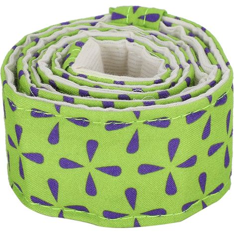 Bande de cuisson anti-brûlure pour moule à gâteau, ruban de pâtisserie en tissu noir et vert, outil de décoration de gâteau, bande de protection pour plaque de cuisson. (1/5)