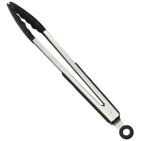 Pinces anti-brûlures en acier inoxydable, pinces de cuisine professionnelles, pinces de cuisine résistantes à la chaleur, adaptées à la cuisson au four et aux grillades (1/4)
