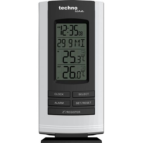 Technoline WS 9180 Silber-Schwarz (1/2)