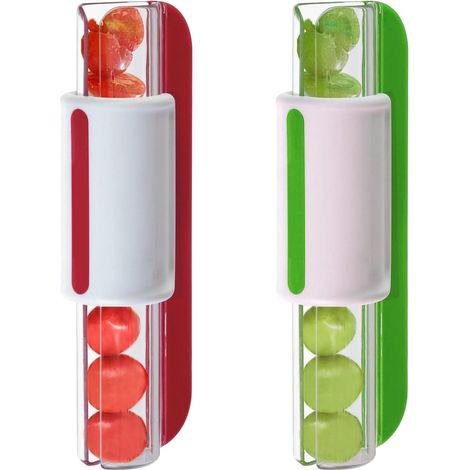 Trancheuse 2 pièces - Trancheuse à tomates - Trancheuse à fruits - Trancheuse à raisins - Coupe-raisins - Trancheuse à salade - Trancheuse multifonctionnelle - Ustensile de cuisine - Accessoire de cui (1/5)