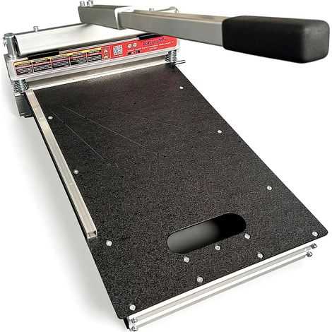 Découpeuse de planches stratifiées/en vinyle robuste de 13 pouces Angles instantanés de 15/30/45 degrés pour couper le stratifié, toutes les planches en vinyle, le bois d’ingénieur, les revêtements (1/5)