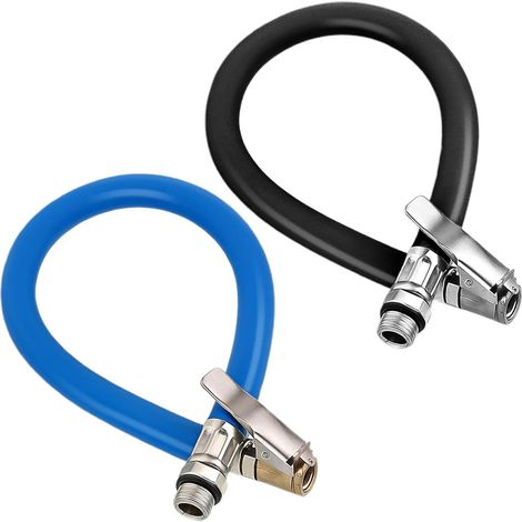 2 x Tyre Inflator Hose 37 cm Car Tyre Inflator (1/5)