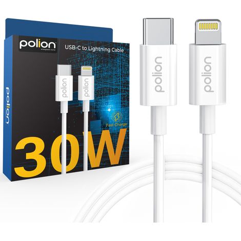 USB-C-/Lightning-Kabel  30 W  PD  1 m