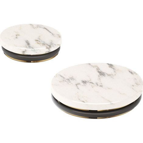 Semelles Atrio Private Coll. 48466 Blanc Attica Caesarstone chrom (1/2)