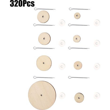 Kit de joints en bois pour la fabrication d'ours en peluche faits maison, matériel de scrapbooking rotatif à faire soi-même (1/5)