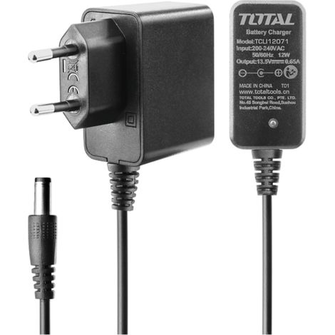 CARICABATTERIA CARICATORE RAPIDO ALIMENTATORE BATTERIA AL LITIO 12V TOTAL