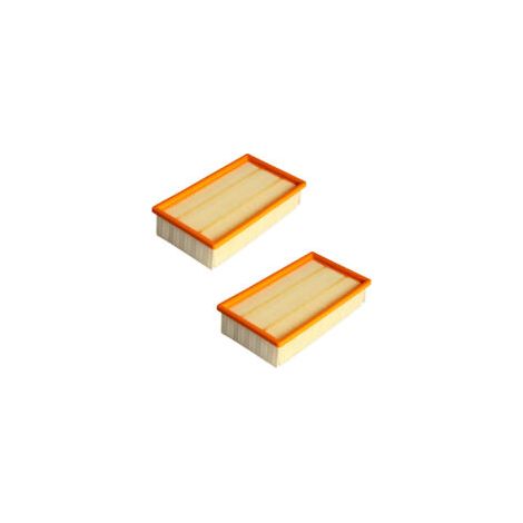 Ensemble de 2 filtres plats compatibles avec Kärcher NT 25/1 Ap, NT 35/1 Ap, NT 35/1, NT 45/1, NT 55/1, NT 361, NT 561, NT 611 Tact, Te, M, Öko für 6.904-367.0/69043670 (1/3)