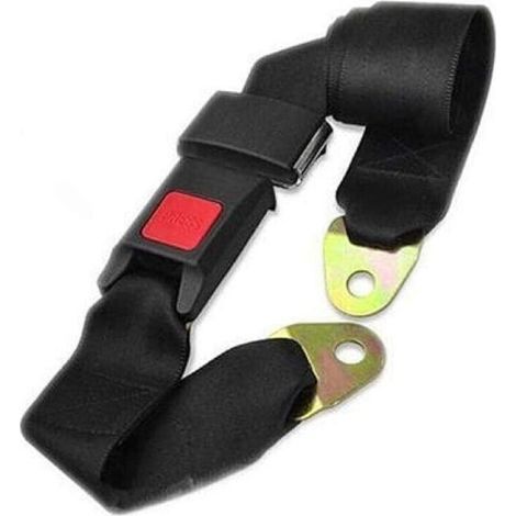 Lot de 2 ceintures de sécurité universelles réglables 2 points de harnais de sécurité réglables ceinture de sécurité simple double,Ceinture de sécurité adaptée aux personnes âgées et handicapées - noi (1/4)