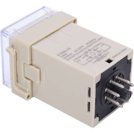 ATS48A‐20 LED-Digitalanzeige-Zeitrelais, flexibel einstellbares Zeitrelaismodul, AC 380 V (1/5)