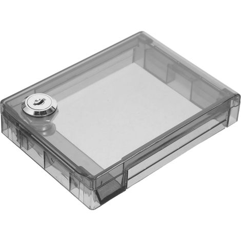 Couvercle de thermostat verrouillable en plastique Healeved pour panneaux climatiseur - Installation