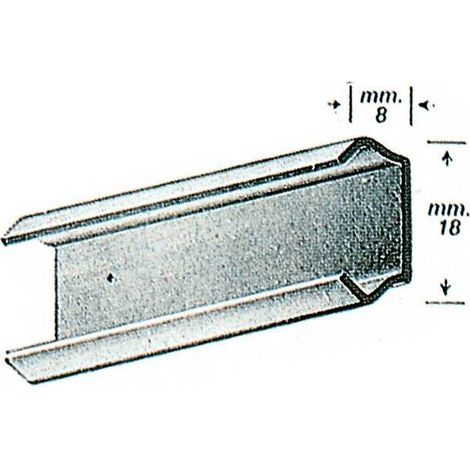 OMGE 119 BINARIO ANTINA SCORREVOLE ACC ZINC 3 M