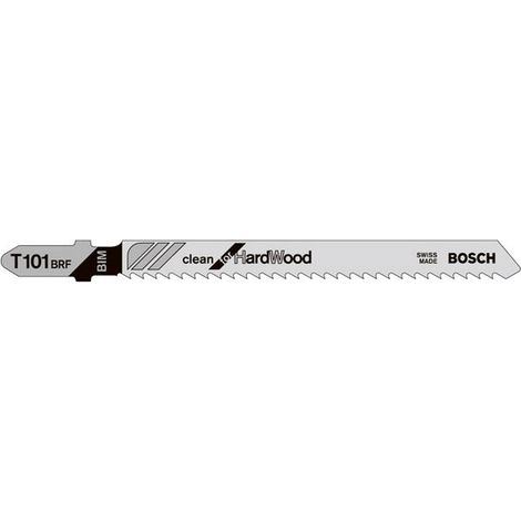 2608634235 - Set 5 lame per seghetto alternativo T 101 BRF Clean for Hard Wood