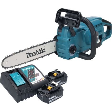 Makita DUC 357 RF2X3 Motosega a batteria 18 V 35 cm brushless + 2x batteria 3,0 Ah + caricabatteria