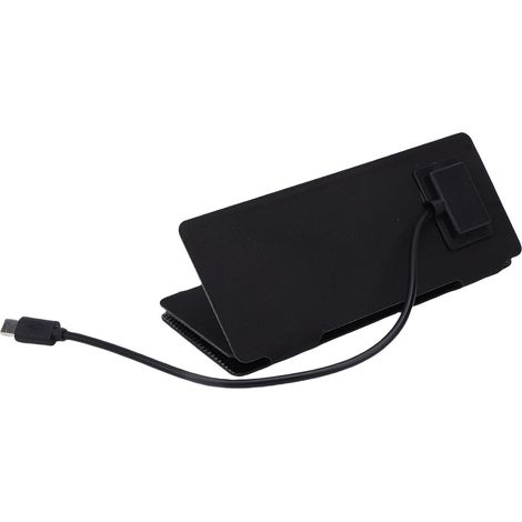 Ortviai Panneau Solaire Portable 15 W, Pliable en 3 Parties, avec Cellules Monocristallines ETFE pour Randonnée et Camping (1/5)