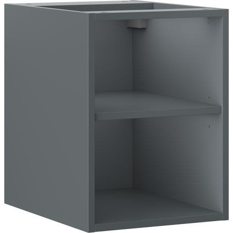 Mexen Box-A armadietto aperto con ripiano 35 cm, grafite opaco - 91AX2-0350-470-0-66 (1/4)