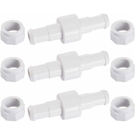 Pair Poolroboter-Zubehör, D20, 3er-Set, drehbare Schlauchverbinder mit 6 D15-Spitzen, kompatibel mit Zodiac Polaris 180 280 380 Poolreiniger-Roboter (1/5)