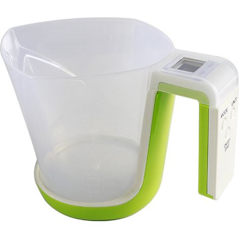 Küchenwaage für Flüssigkeiten (1000 ml), Milchwaage (5 kg) für die Zubereitung von Gebäck.