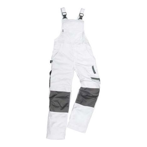 Mono de trabajo Campo, Talla 50, blanco/gris