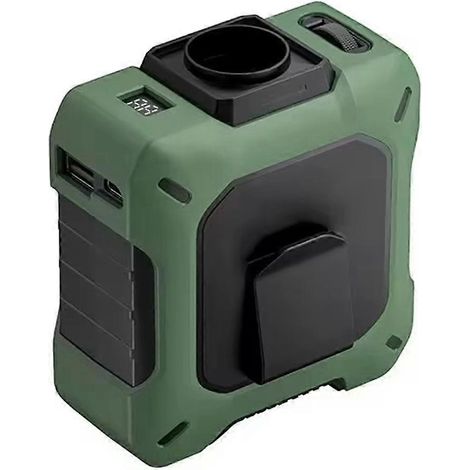 Tragbarer Gürtelclip-Ventilator – USB-aufladbar, wird am Gürtel getragen und eignet sich für Outdoor-Aktivitäten wie Wandern und Camping. (1/5)
