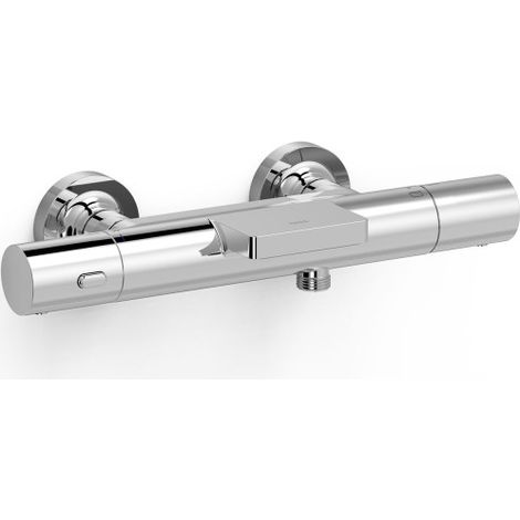 Mitigeur bain-douche thermostatique mural Over‑wall Chromé - TRES 19017412 (1/2)