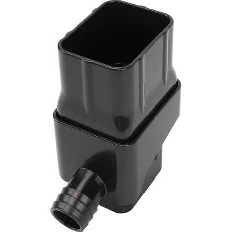 Système de Collecte des Eaux de Pluie avec une Installation Facile Kit de Divertisseur pour la Récolte et la Conservation Efficaces (Black) (1/5)