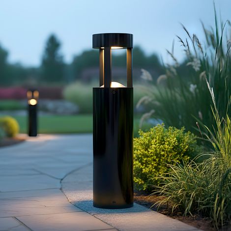 Baliza LED Exterior  "Al Marj" 60Cm 10W 220VAC 3000ºK Negro