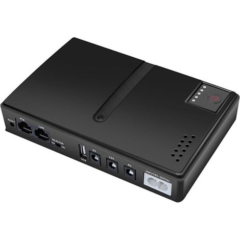 Alimentation de Secours de Batterie DC UPS 5V 9V 12V 855265V pour Caméra IP WiFi avec Prise EU, Batterie Interchangeable. (1/5)
