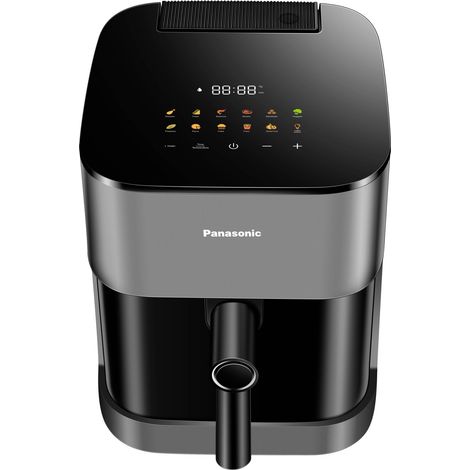 [NEUWERTIG] Panasonic Heißluftfritteuse Air Fryer 5 L Sichtfenster Schwarz Küchengerät B-Ware