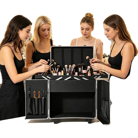 Caja para el cuidado de los pies, aleación + panel ignífugo, tamaño de la caja 462942 cm, capacidad de carga 50 kg, 4 llaves, 3 bolsillos (1/5)