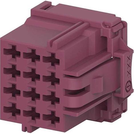 Connettore Serie MCP 2.8 Maschio 12 Vie Viola