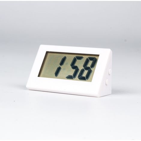 Petit réveil numérique de voyage, petit réveil numérique à LED fonctionnant sur piles, réveil silencieux, réveil de chevet facile à lire