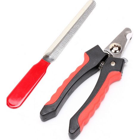 1 Coupe-ongles chien, capteur de sécurité, lame acier inoxydable 3,5mm, lime incluse, petite et moyenne race (1/5)