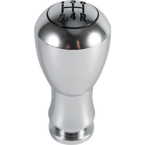 Universel 5 vitesses voiture Auto manuel/automatique intérieur levier de vitesse manette de vitesse levier bouton argent