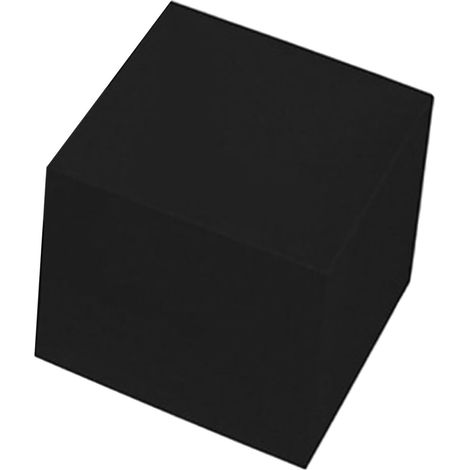 Buffet Riser Présentoir en Acrylique Noir Bijoux Polyvalent Bonbons Gain de Place Fêtes Petite Figurine Look Moderne Rehausseur de Nourriture, 17.8 X 17.8 X 10.2 (1/5)