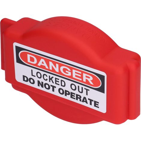 Vanne de Verrouillage Réglable, Dispositif de Sécurité en ABS pour Volant 25MM-165MM, Accessoire de Condamnation Industrielle (1/5)