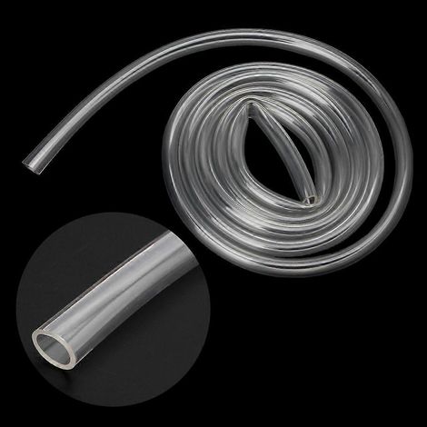 Tuyau flexible transparent de qualité alimentaire, diamètre intérieur 3/8", diamètre extérieur 1/2", longueur 6,56 pieds (2 m) - Tuyau de brassage (1/4)