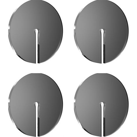 Sous-verre - Acrylique Rond - 10 cm de Diamètre - Épaisseur 2,8 mm - Pour Boissons et Apéritif - Lot de 6 (1/5)
