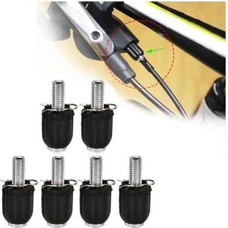 Ajusteurs de Câble de Vélo Vis de Réglage du Câble de Vélo M5 pour Thumb Shifter Réglage des Câbles de Frein à Disque 3Pairs (1/5)
