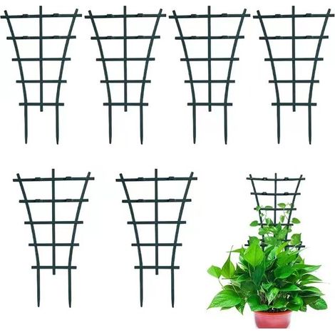 Supports de jardinage en plastique très populaires : treillis, treillis grimpants, supports de jardin empilables (1/4)